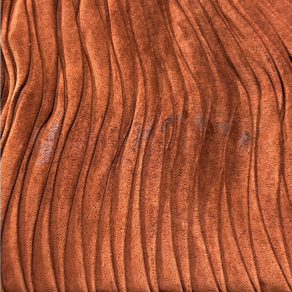 Fendi Brown and Orange Ruched Shoulder Bag - Picture 3 of 13